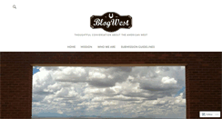 Desktop Screenshot of blogwest.org